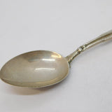 Sterling Silver Royal Artillery 'Ubique' Enamel Teaspoon Antique 1913 Birmingham
