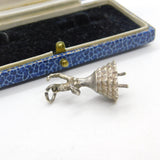 Sterling Silver Dancing Flamenco Spanish Dancer Charm Pendant Vintage c1970