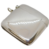 Art Deco Sterling Silver Large Vesta Case Antique 1911 Chester