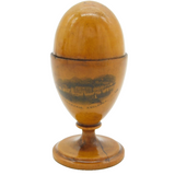 Victorian Mauchline Ware 'Beaumaris, Anglesea' Egg Cup Thimble Holder Antique