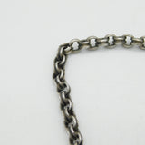 Victorian Sterling Silver Aesthetic Movement Locket & Collar Antique c1880s