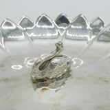 19th Century American Silver Plated Swan Form Treat Dish Antique c1890