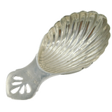 Sterling Silver Shell Bowl Tea Caddy Spoon Vintage 1970 Birmingham