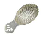 Sterling Silver Shell Bowl Tea Caddy Spoon Vintage 1970 Birmingham