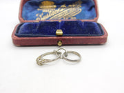 Sterling Silver Wedding & Engagement Ring Charm Pendant Vintage c1970