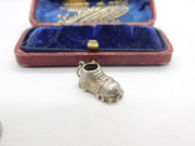 Sterling Silver Football Boot Charm Pendant Vintage c1970