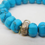 Thomas Sabo Charm Club Sterling Silver & Turquoise Bracelet Vintage