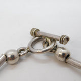 Sterling Silver Cultured Black Pearl Studio Bracelet Vintage c1990s Birmingham