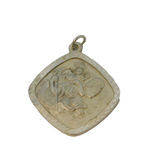 Sterling Silver St Christopher Travel Charm Pendant Vintage c1970