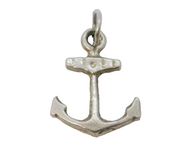 Sterling Silver Anchor Maritime Charm Pendant Vintage c1970s