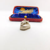 Sterling Silver 'The Devil In Iron' Openable Charm Pendant Vintage c1970