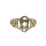 Sterling Silver Kit Heath Celtic Knot Studio Dress Ring Modern c1990 Size N