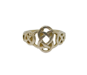 Sterling Silver Kit Heath Celtic Knot Studio Dress Ring Modern c1990 Size N