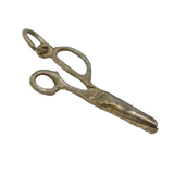 Sterling Silver Scissors Charm Pendant Vintage c1970