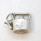 Sterling Silver Teapot Charm Pendant Vintage c1970