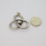 Sterling Silver Charles Horner Floral Art Nouveau Pendant Antique 1910 Chester