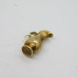 Victorian Sterling Silver Gilt Jug Or Pitcher Charm Antique 1877 Birmingham