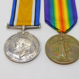 WWI British Army Service Medal Group 'DVR J Kampshall' South African Antique