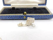 Sterling Silver Openable Church Couple Charm Pendant Vintage c1970