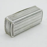 19th Century Italian .800 Silver Rialto Bridge, Venice Snuff Box Antique c1880s