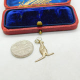 Sterling Silver Australian Kangaroo Charm Pendant Vintage c1970
