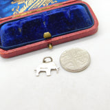 Sterling Silver Ice Age Woolly Mammoth Charm Pendant Vintage c1970