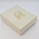 White Card Jewellery Box 'K.R.Ingram of Braintree' Antique c1940 Deco