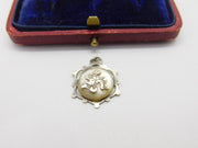 Sterling Silver Triskelion Medallion Charm Pendant Vintage c1970