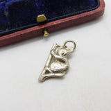 Sterling Silver Koala up a Tree Charm Pendant Vintage c1970
