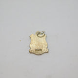 Sterling Silver Wells Enamel Shield Travel Souvenir Charm Vintage c1970s