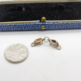 Sterling Silver Little Pair of Shoes Charm Pendant Vintage c1970