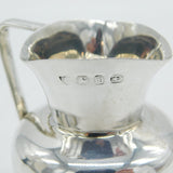 Victorian Sterling Silver Small Baluster Cream Jug Antique 1896 Birmingham