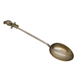 Victorian Sterling Silver Perched Eagle Teaspoon Antique 1897 Chester
