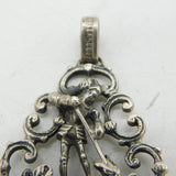 19th Century Austro-Hungarian George Slaying the Dragon Pendant Antique