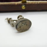 Sterling Silver Gemini Twins Charm Pendant Vintage c1970