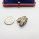 Sterling Silver Morris Dancing Shoes English Charm Pendant Vintage c1970
