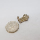 Sterling Silver Westminster Abbey Charm Pendant Vintage c1970
