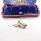 Sterling Silver Musical Concert Harp Charm Pendant Vintage c1970
