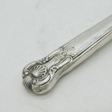 George IV Sterling Silver Deer Crest Tea Caddy or Sugar Spoon Antique 1824