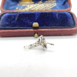 Sterling Silver Ballerina Charm Pendant Vintage c1970