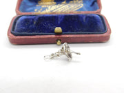 Sterling Silver Ballerina Charm Pendant Vintage c1970