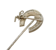 Victorian Sterling Silver Horseshoe & Riding Crop Stick Pin Antique c1890