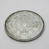 King Charles II Silver Fourth Bust 1679 Crown Coin Fair Condition