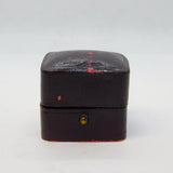 Victorian Tooled Leather 'Aldred & Son, G. Yarmouth' Jewellery Ring Box Antique