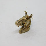 Sterling Silver Horse Head With Bridle Charm Pendant Vintage c1970