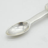 Victorian Sterling Silver Combination Medicine Spoon Antique 1872 London