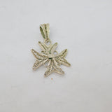 Sterling Silver Filigree Maltese Cross Charm Pendant Vintage c1970