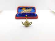 Sterling Silver Genie's Lamp Charm Pendant Vintage c1970