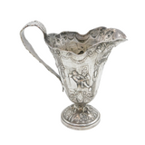 19th Century Large Dutch Silver Plated Tavern Scene Beer Ewer Antique c1820s