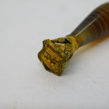 Victorian Rolled Gold & Banded Agate Monogram Seal Stamp Antique c1880s
